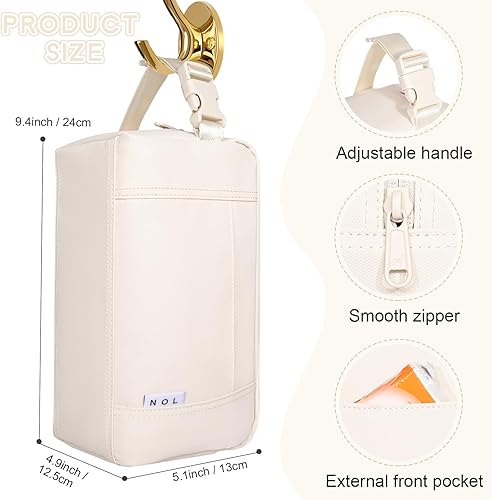 Miniatura 2 de NOL Natural Organic Lifestyle Bolsa de almuerzo congelable, a prueba de fugas, reutilizable, cierre de cremallera con asa de hebilla, caja de