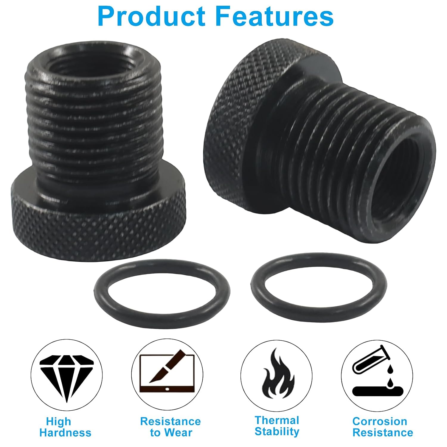 3 Pack Thread Adapter, 1/2-28 to 3/4-16 Thread Protector