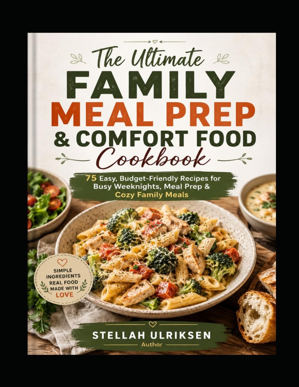 The Ultimate Family Meal Prep & Comfort Food Cookbook: 75 Easy, Budget-Friendly Recipes for Busy Weeknights, Meal Prep & Cozy Family Meals