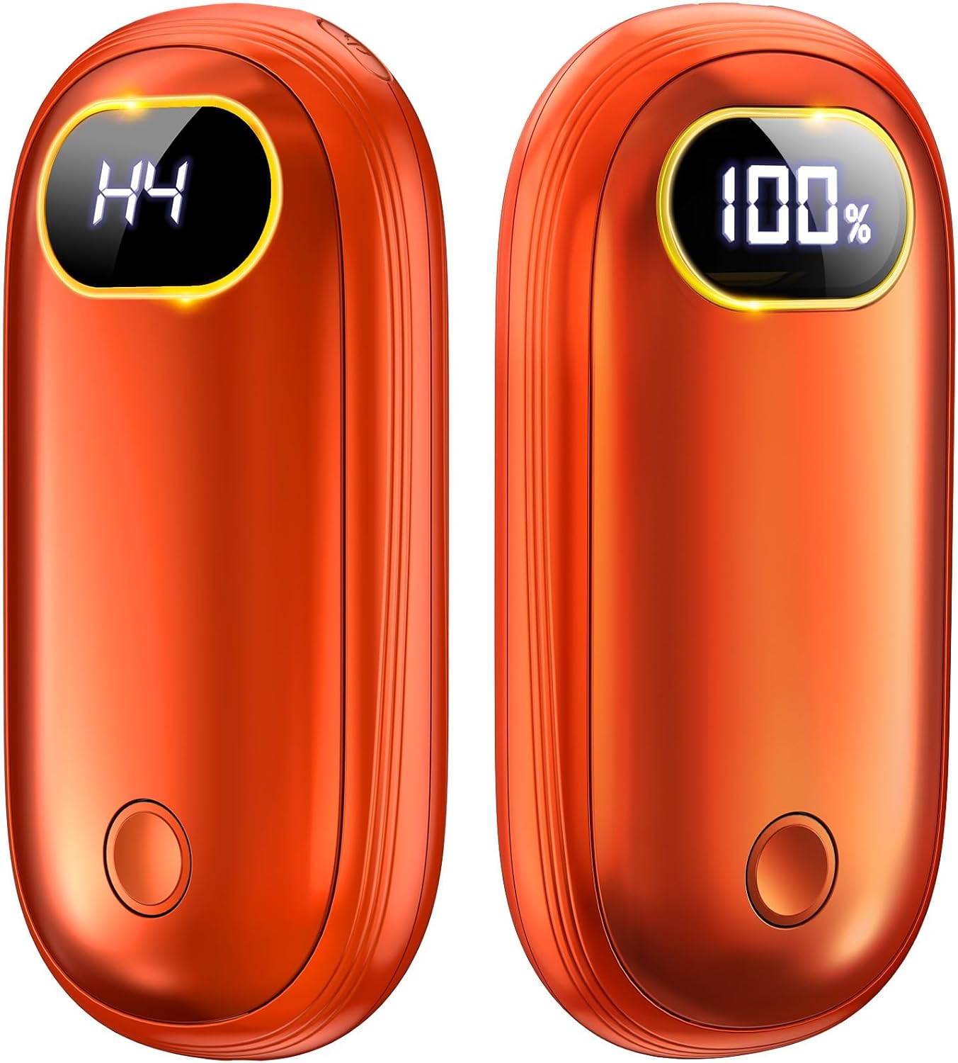 Hand Warmers - 6000-14000mAh Hand Warmers Rechargeable Up to 18Hrs Warmth, Electric Hand Warmers Reusable Heat Up to 131℉, Rechargeable Hand Warmers 2 Pack for Golf Raynauds Camping, Warm Gifts