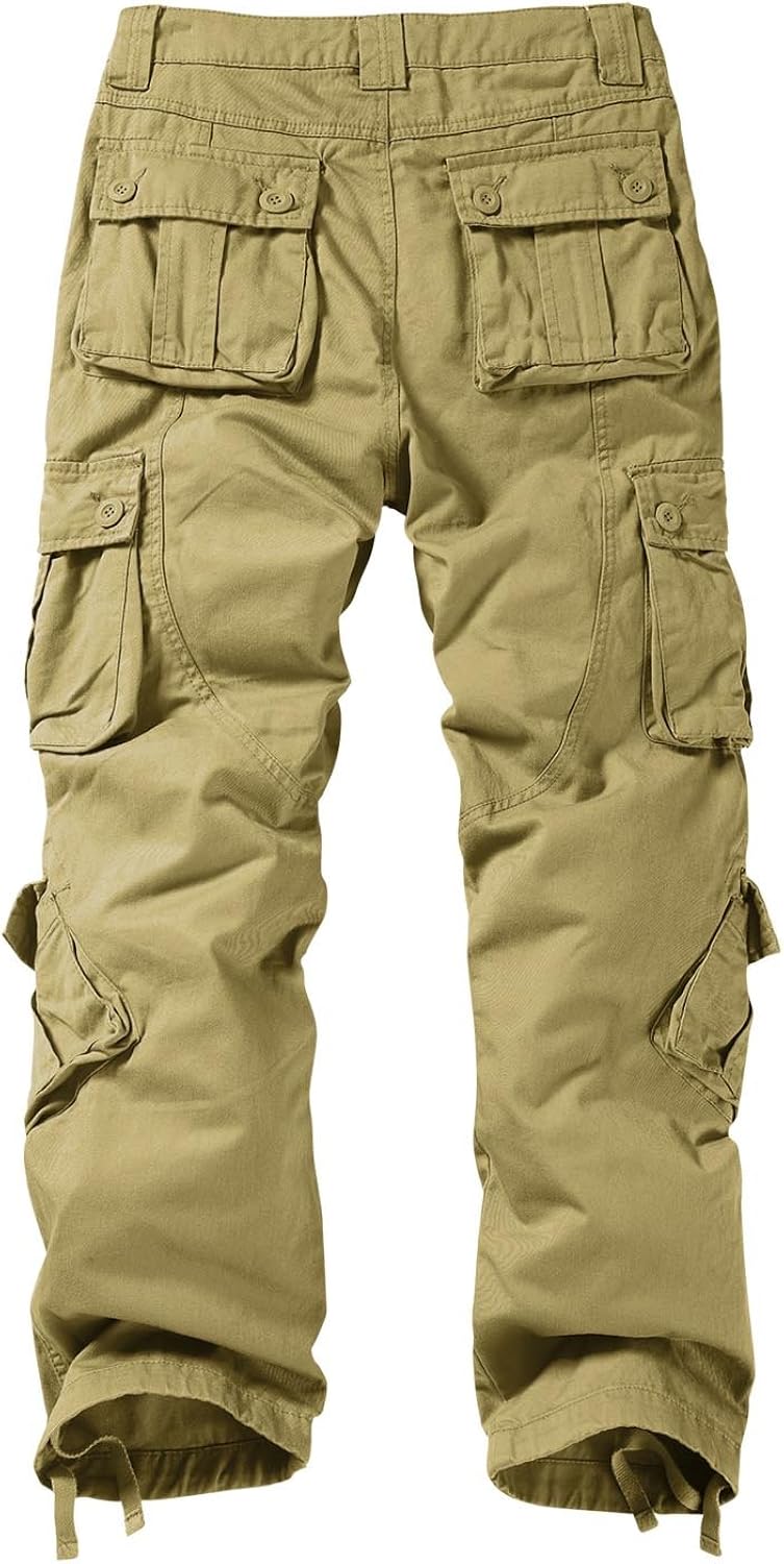 Match Men's Wild Cargo Pants 38 Khaki