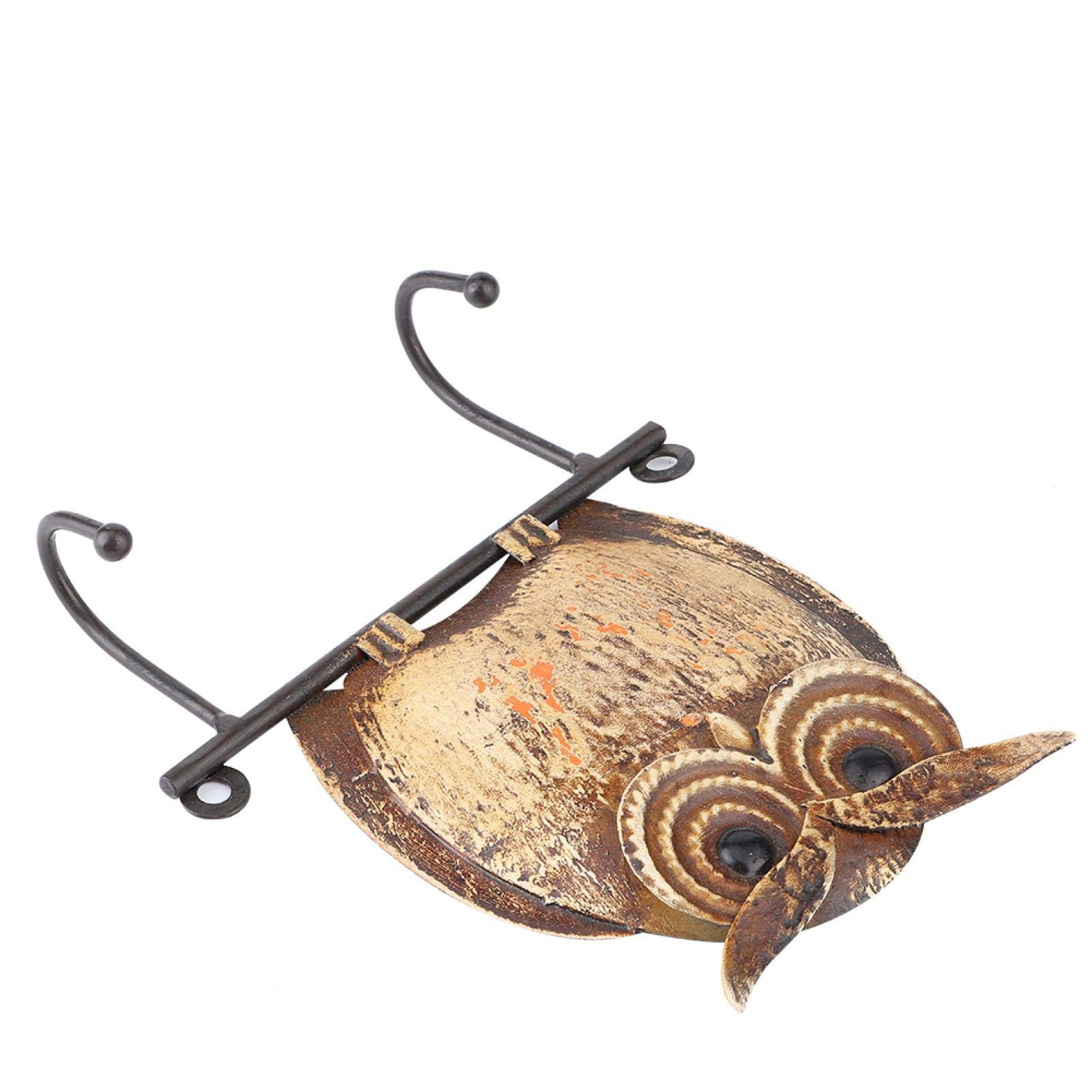 Set Di 3 Ganci Da Parete A Forma Di Gufo E Rana, Ferro, Decorativi Per Cucina, Bagno E Camera Da Letto, Per Appendere Chiavi E Asciugamani - 4