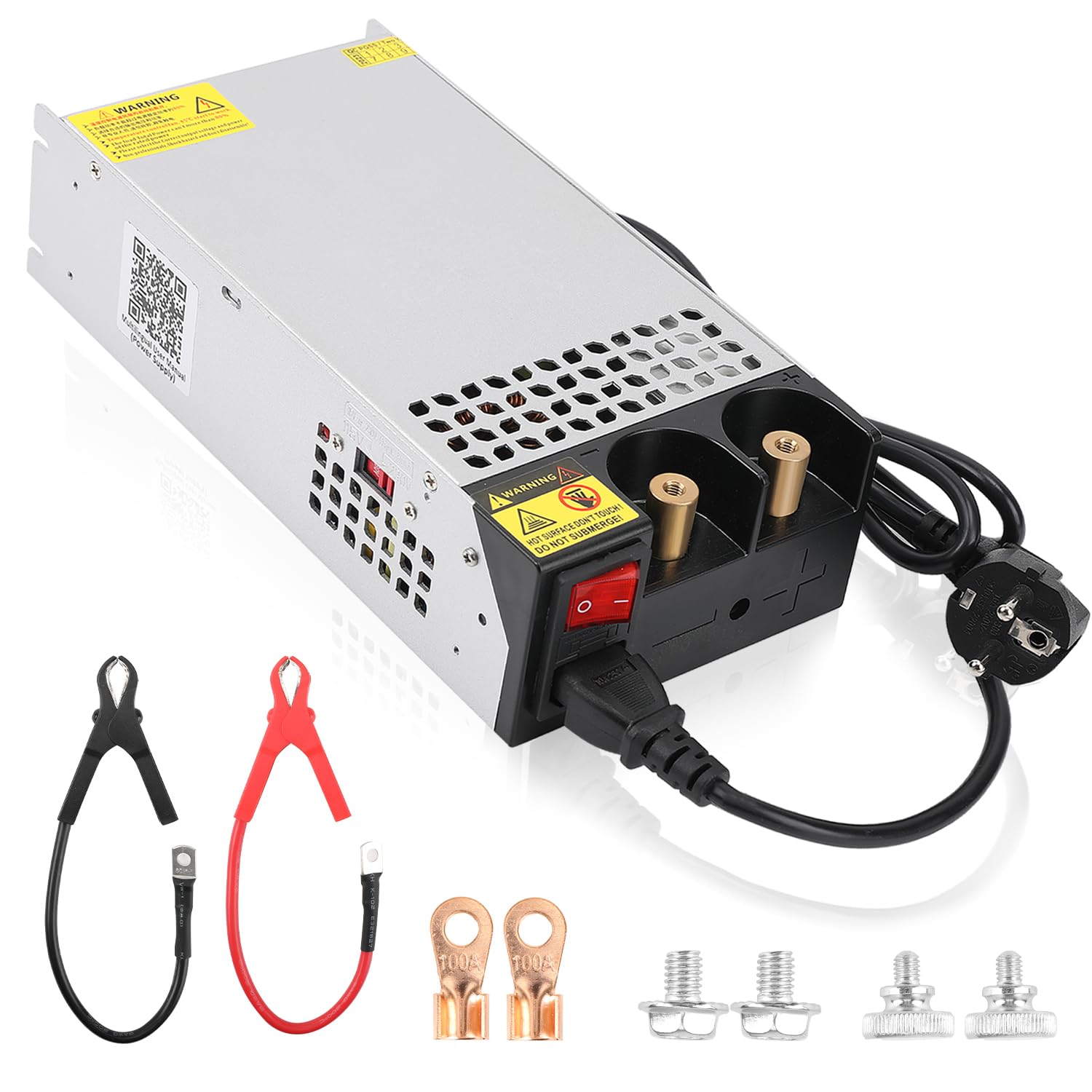 DC 12V 83.3A 1000W Alimentation Transformateur 220V CA à CC 12V Alimentation 83.3A 1000W Adaptateur Convertisseur 12V pour Driver LED Caméra Sécurité Moteur Pompe Équipements Industriels