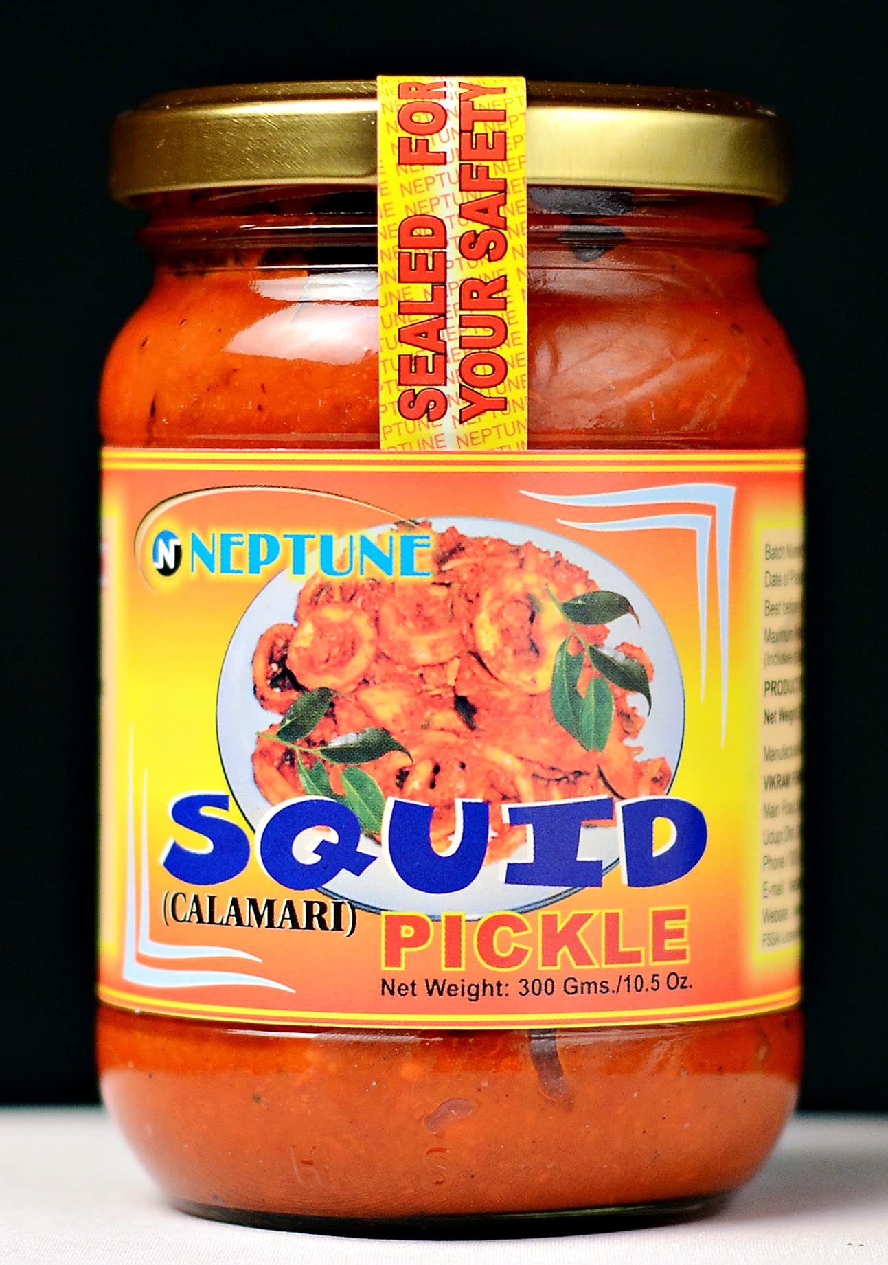 NEPTUNE Squid (Calamari) Pickle 300 gms. net (B09DFTHX4D) Amazon Price History, Amazon Price Tracker