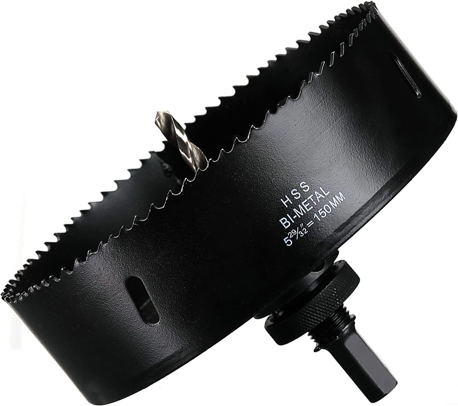 Falke Kreisschneider FKS-X PLUS | Universal für Holz, Kunststoff, Gipskarton etc.| Durchmesser stufenlos einstellbar - Mit Staubschutzhaube für Lochsägen | Universal Holz
