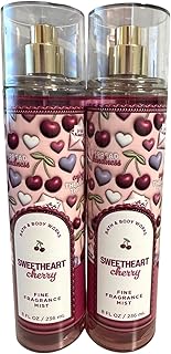 MYT BBW - Bath and Body - SweetHeart Cherry Fine Fragrance Mist 8 oz (Pack of 2)