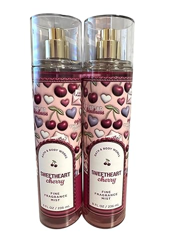 MYT BBW - Fragancia fina de cereza SweetHeart para baño y cuerpo, 8 onzas (paquete de 2)