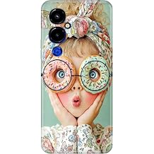 TECNO Tecno Pova 4 Pro ile Uyumlu K l f, GirlDonut Temal  Desenli, Darbe Emici Silikon