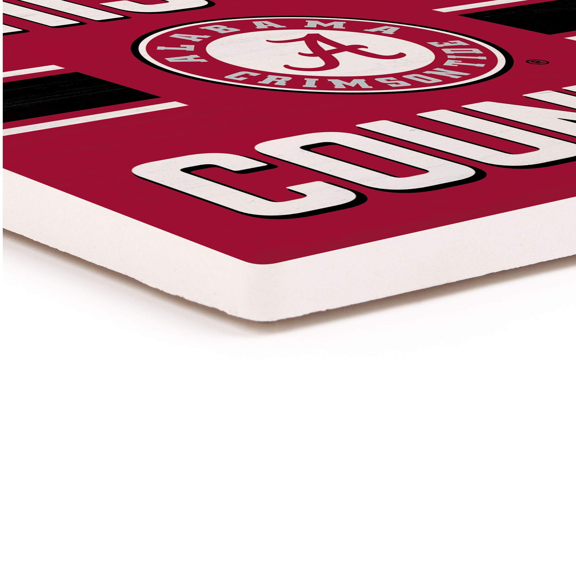 Alabama Crimson Tide Circle Logo Garden Flag – 13x18 Inch Double Sided Polyester Flag (NCAA Officially Licensed) - View #2