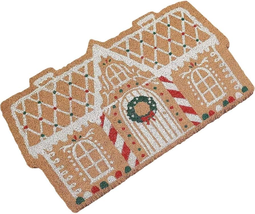 Christmas Welcome Mat Outdoor Gingerbread House Doormat & Porch Christmas Welcome Mat Outdoor Gingerbread House Doormat & Porch
