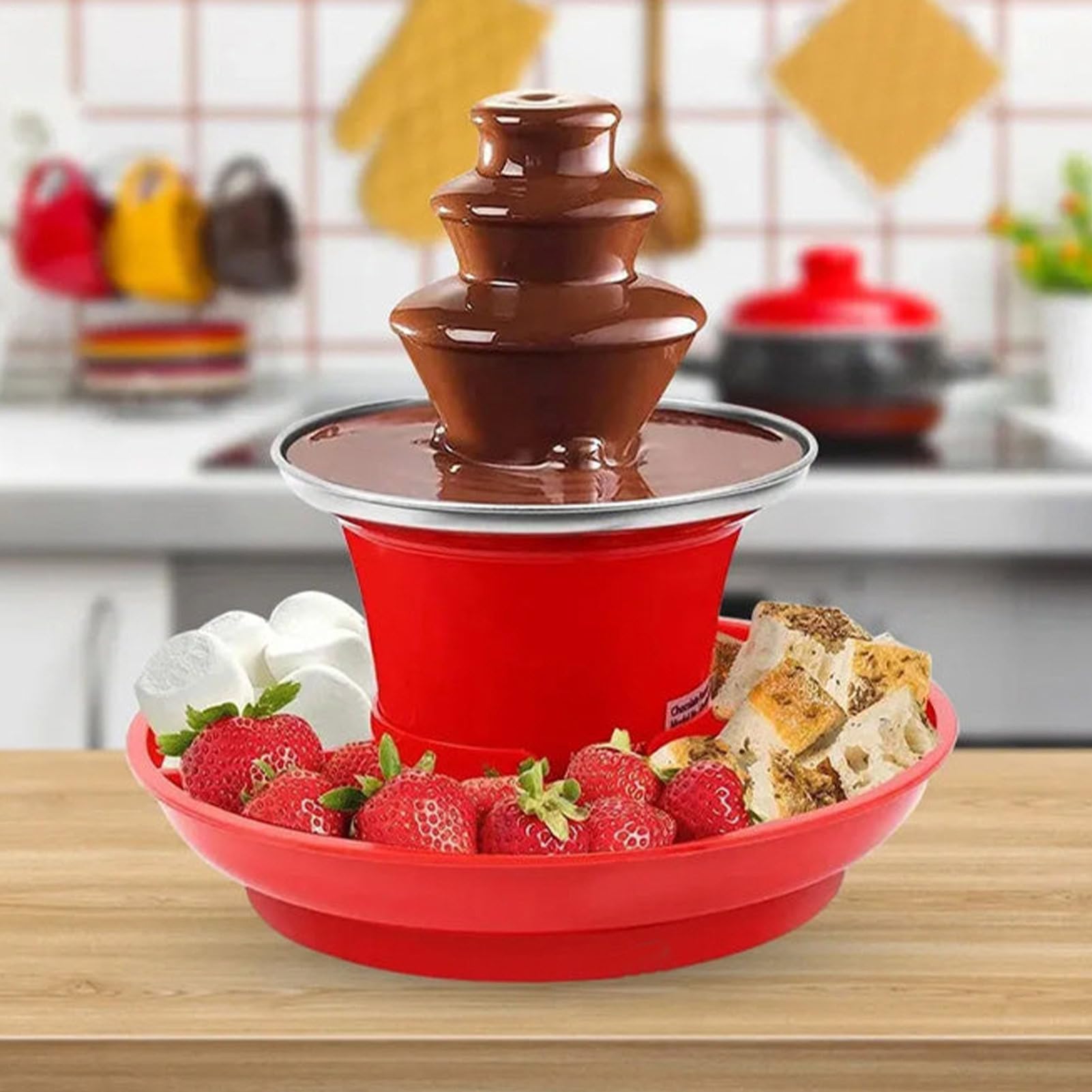 Machine à chocolat de type fontaine Appareil à fondue de 24 centimètres