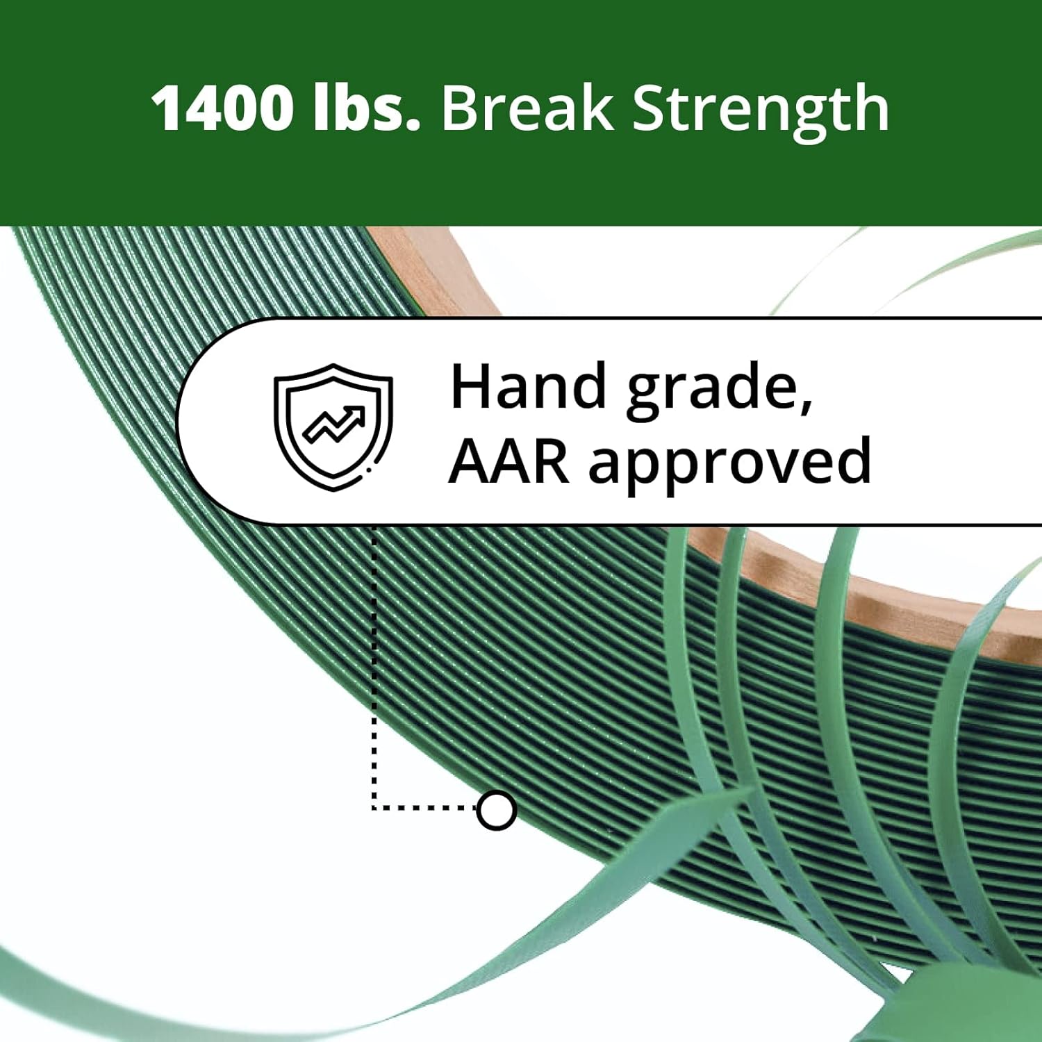 IDL Packaging Standard 5/8" x 2300' Polyester (PET) Strapping Kit, 1400 lbs Break Strength - Complete Packaging Strapping Solution - Enough Strapping and Seals for 500 Uses Before Refill