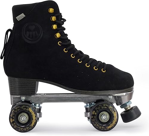 Miniatura 6 de BTFL Patines Artistic Pro para mujeres, niños y hombres, tapón ajustable para botas de gamuza, para interiores, exteriores, pistas y patinaje