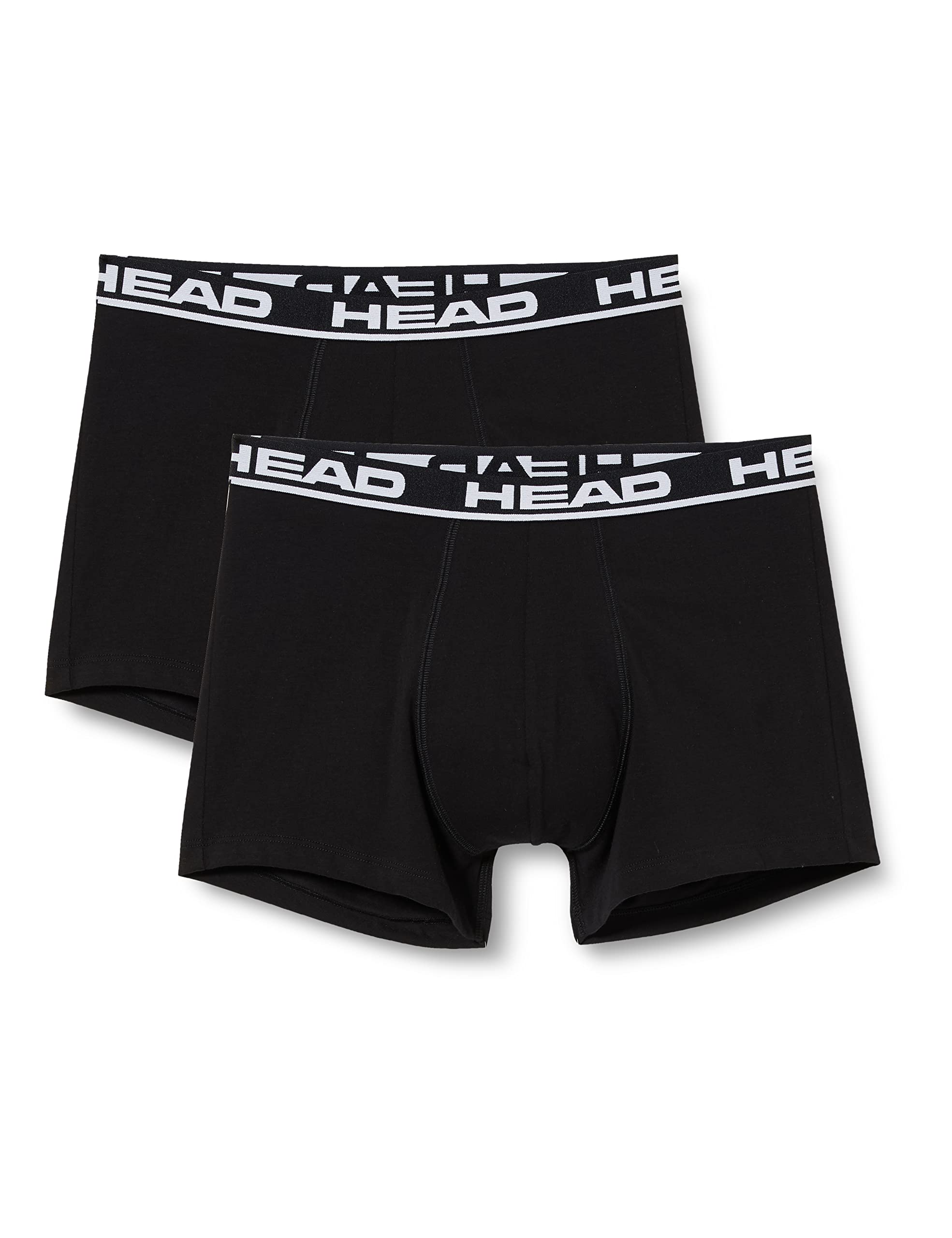 HEAD Men's BOXER, Black, M (pack of 2)