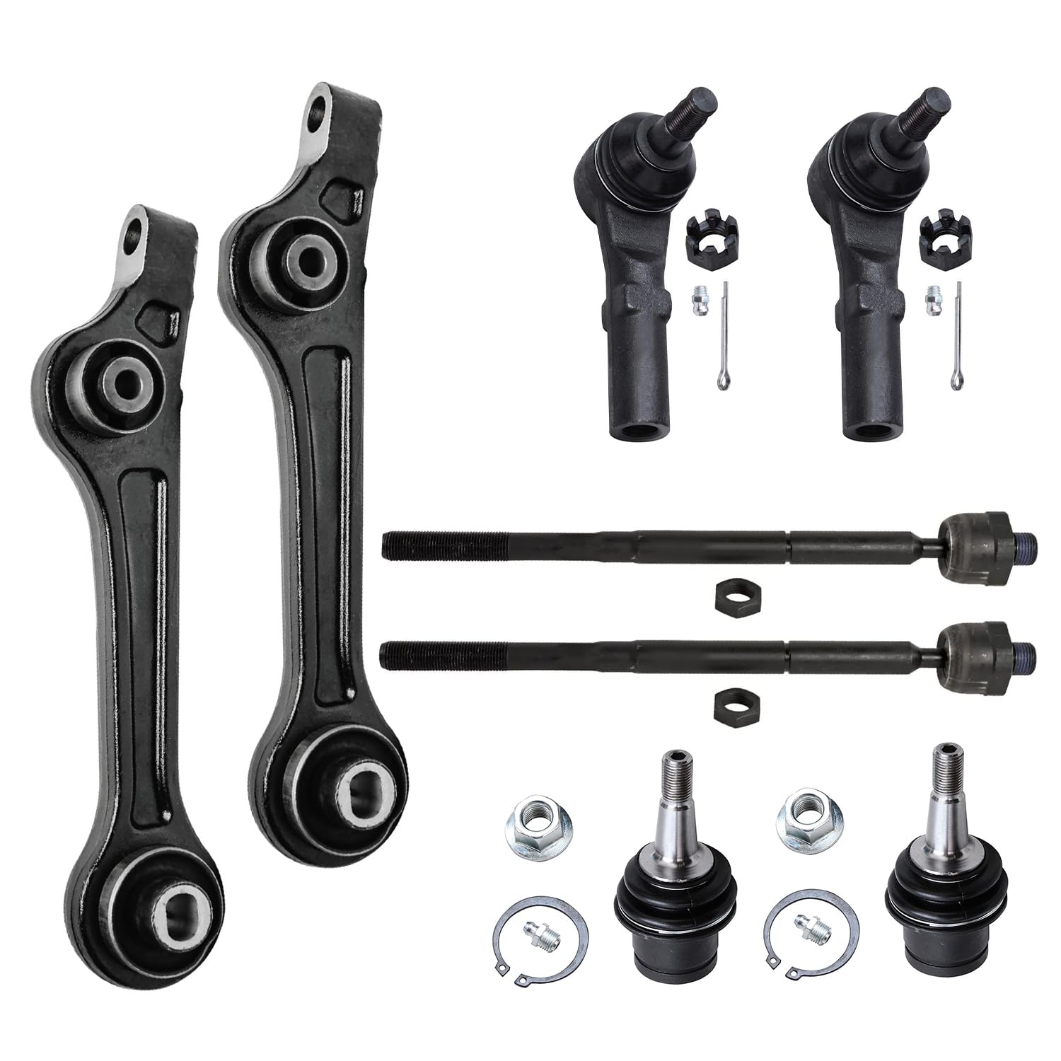 Detroit Axle - 8pc RWD Front End Kit for 2015-2023 Chrysler 300