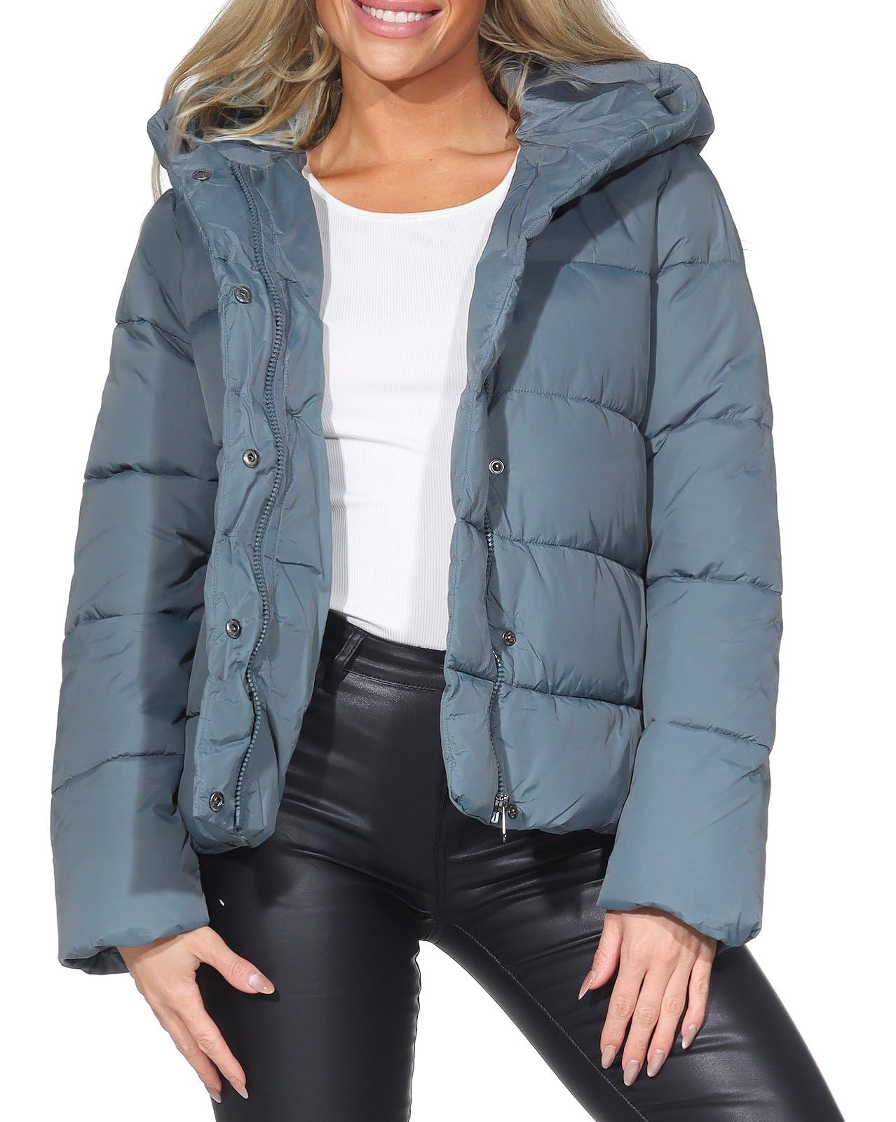 Vero Moda Vmbelinda Ga Noos Women's Short Jacket, Stormy Weather, S