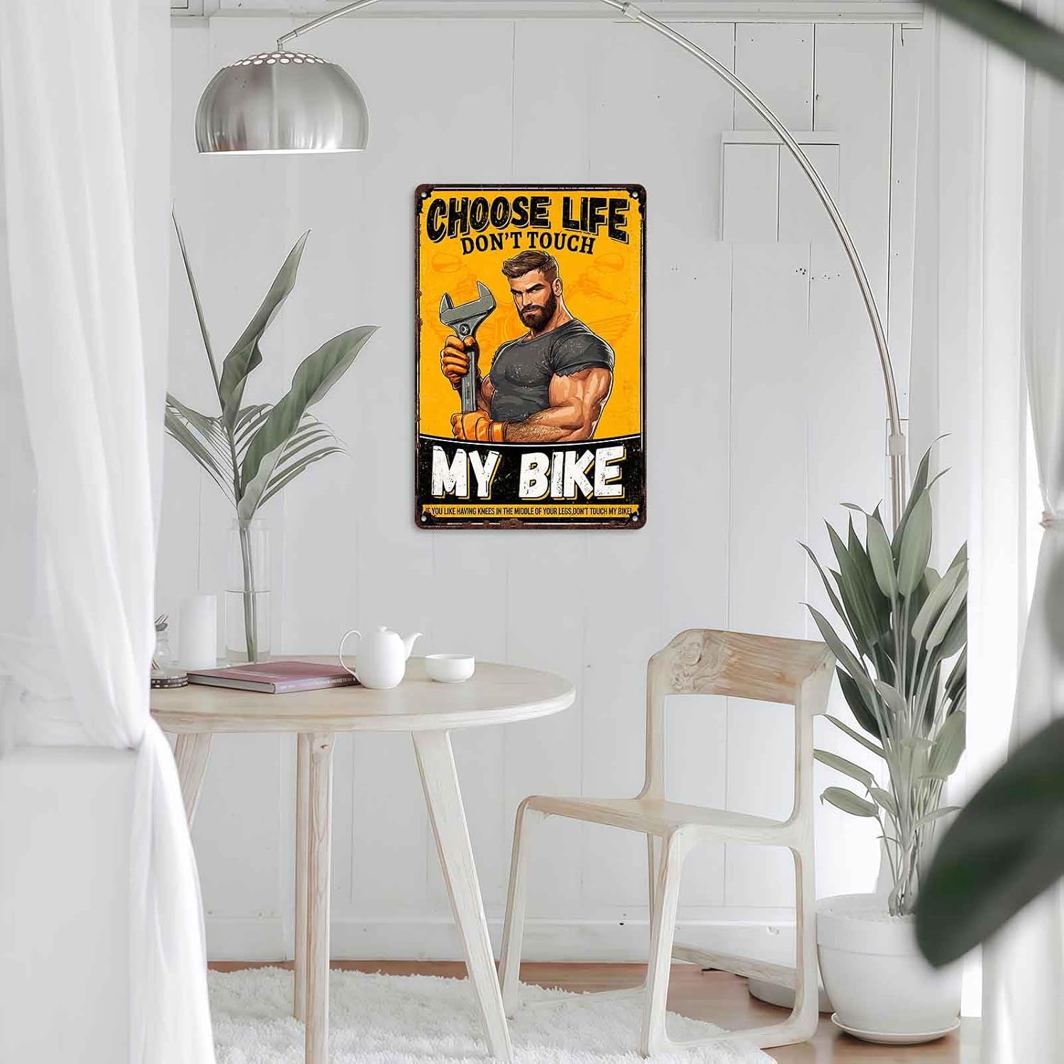 Vintage Mechanic Metal Signs 8x12 Inch, Garage Wall Decor image 4