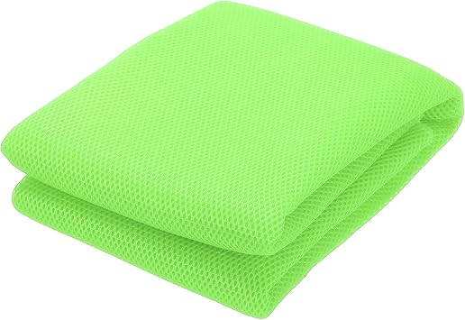 sourcing map Green Speaker Mesh Grill Cloth (not Cane Webbing) Stereo Box Fabric Dustproof Cloth 100cm x 140cm 39