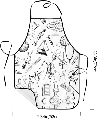 Miniatura 6 de Chemistry Print Apron,Printed Apron, Chef Pron,Home Cooking Apron
