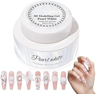 Nail 3D Sculpting Gel Quick Dry 3D Building Manicure Tools | Nail Building Gel for Beginner Home Salon Studio Wedding Holiday Party Travel Date