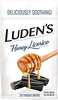 Luden's Soothing Throat Drops, Honey Licorice, 30 ct (Pack of 1)