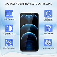 Vista 5 de para iPhone X pantalla de repuesto 5.8 "para iPhone 10 con auricular y sensor de proximidad pantalla LCD digitalizador 3D táctil completo montaje
