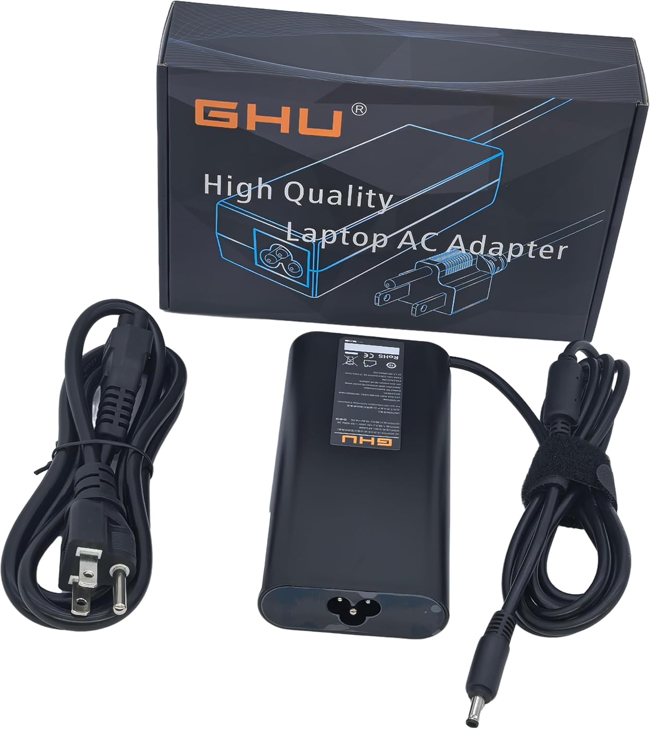 New GHU 130W Tip 4.5mm AC Charger Adapter Compatible with Dell XPS 15 9530 9550 9560 9570 Laptop and M3800 5510 5520 5530 Replace for 6TTY6 V363H 9TXK7 TX73F 332-1829 HA130PM130 DA130PM130