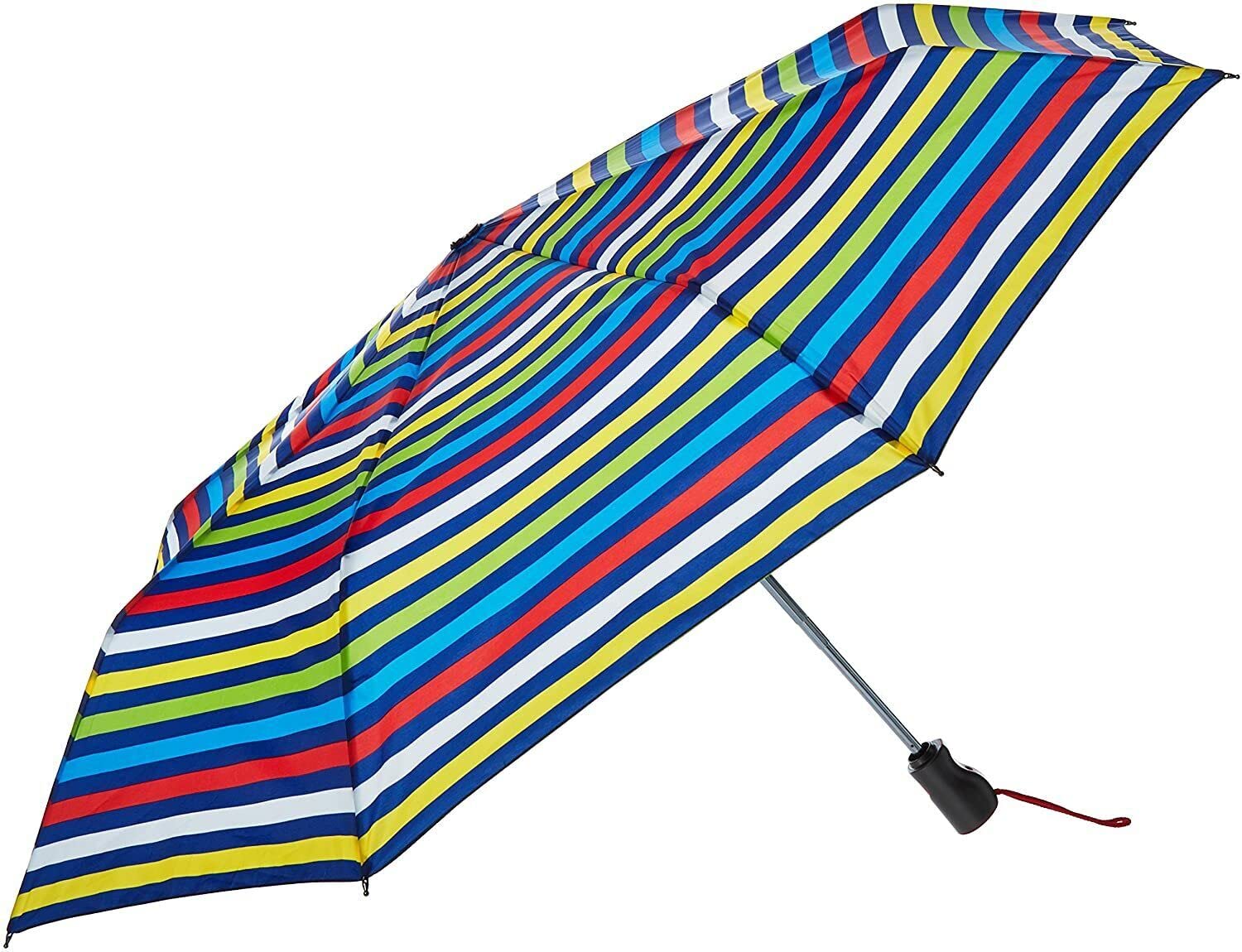 totes Titan Portable Travel Umbrella Windproof Waterproof Strong Compact Umbrella Perfect for the Car Backpack and On-the-Go