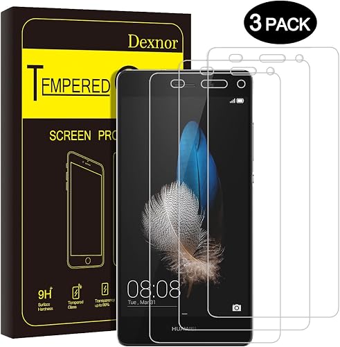 Pellicola Vetro Temperato Huawei Lite  Pack  Dexnor Pellicola Protettiva Film Proteggi Schermo per Huawei Lite 2015 2016 Durezza 9H  2 5D  Trasparente  Ultra Resistente  Anti-impronte