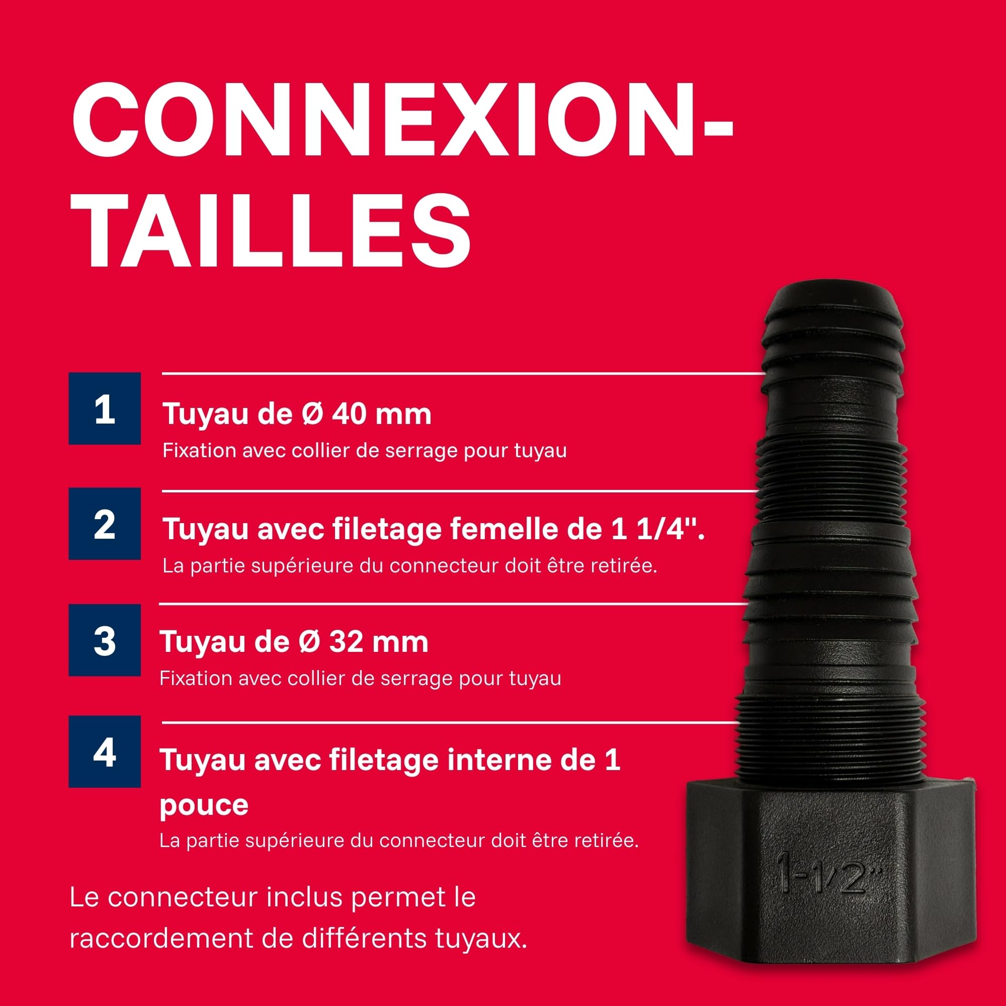 T.I.P. Maxima 350 IPX Pompe Submersible pour Eaux Usées en Acier Inoxidable avec Pied Extensible et Poignée Débit 20000 l/h Hauteur de Refoulement 8 m Puissance nominale 800 Watts Couleur Argent