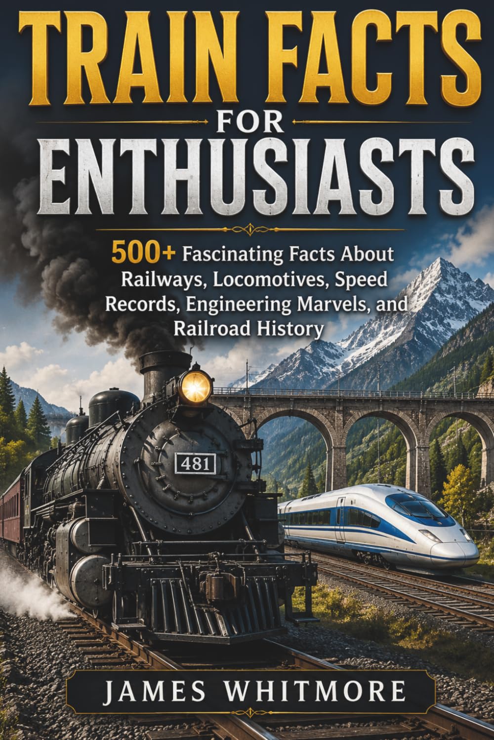 TRAIN FACTS FOR ENTHUSIASTS: 500+ Fascinating Facts About Railways, Locomotives, Speed Records, Engineering Marvels, and Railroad History