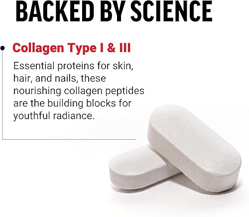 Vista 3 de Force Factor Péptidos de colágeno, colágeno para mujeres y hombres hechos con colágeno bovino hidrolizado tipo 1 y 3 para un cabello, piel, uñas