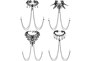 4 Pcs Non Piercing Bra Body Chain Non Piercing Adjustable
