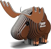 Vista 1 de EUGY Rompecabezas de papel 3D ecológico de alce 042 [nuevo sello]