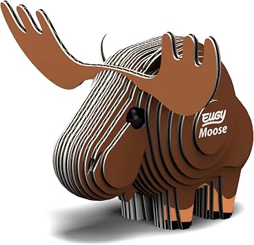 EUGY 042 Moose Eco-Friendly 3D Paper Puzzle [New Seal]