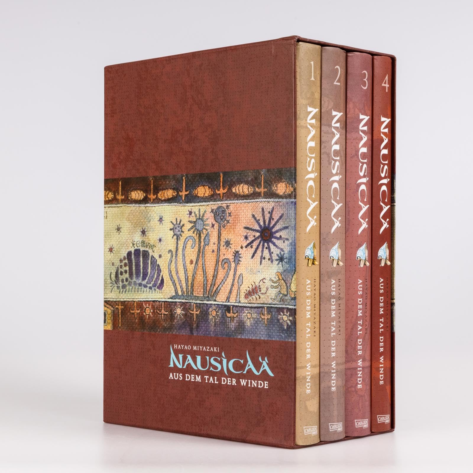 Nausicaä aus dem Tal der Winde, Doppelband-Edition Bände 1-4 im Schuber: Epische Umwelt-Saga vom Studio-Ghibli-Gründer in vier Bänden im Schuber.