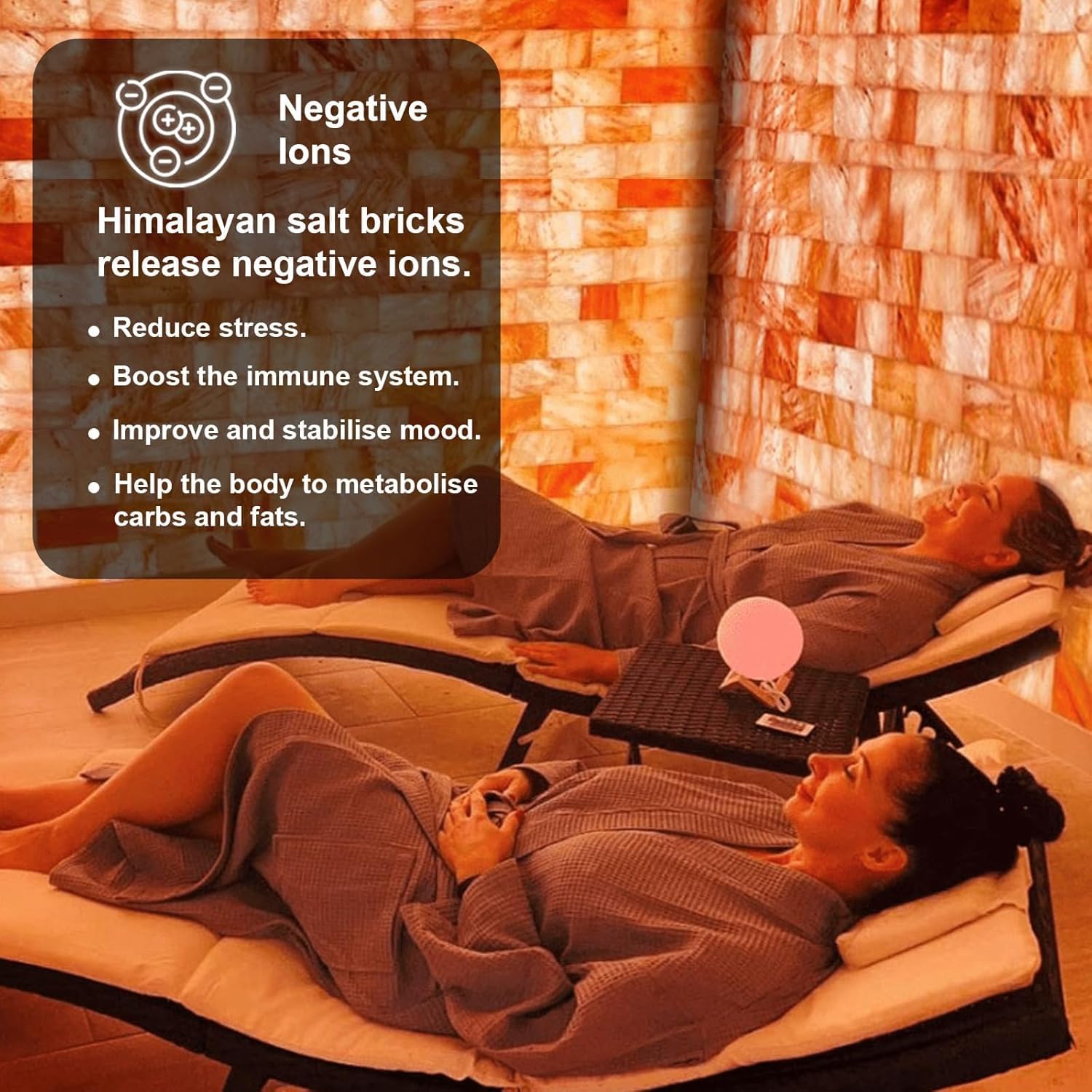 Himalayan Salt Tiles 8x4x1 for Salt Room Walls – Premium Pink Salt Blocks to Build Spa, Sauna, or Wellness Center – Natural Himalayan Salt Brick Panels – Multiple Pack for Custom Installations (10)