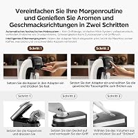 CAPXSNOB Warriors1 5 az 1-ben Kapszulás Kávéfőző - Nespresso, Dolce Gusto, Lavazza Kompatibilis, 20 Bar, 0,8L, Automata Mini Kávégép Otthonr 7