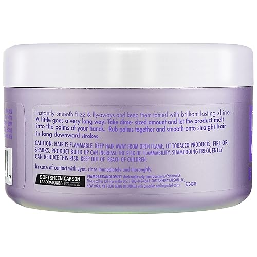 Miniatura 13 de SoftSheen-Carson Dark and Lovely Blowout - Suero para el cabello con aceite de ricino, para rizos y todo tipo de cabello, 3.4 onzas líquidas