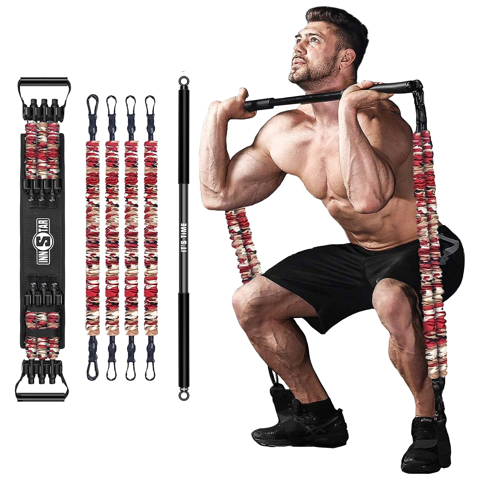 Amazon | INNSTAR ジム3.0 ポータブル ホームジム トレーニングセット  