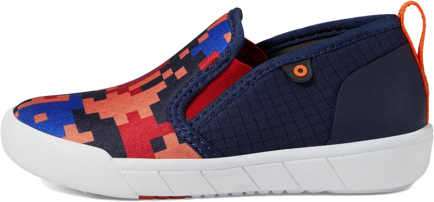BOGS Kicker Ii Slip-on-Medium Camo (Toddler/Little Kid) Rain Shoe, Navy Multi, 3 US Unisex