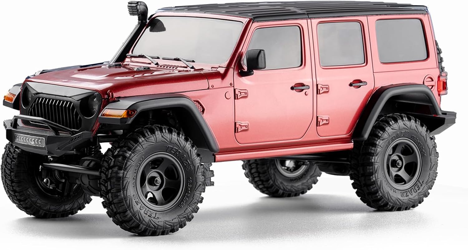 BEEZRC EAZYRC 1/18 Thunder Storm RC Crawler RC Car Remote Control Car RTR 5km/h 30 Min Run Time Vehicle Models with Intelligent Lighting 3-Ch 2.4GHz Transmitter for Adults