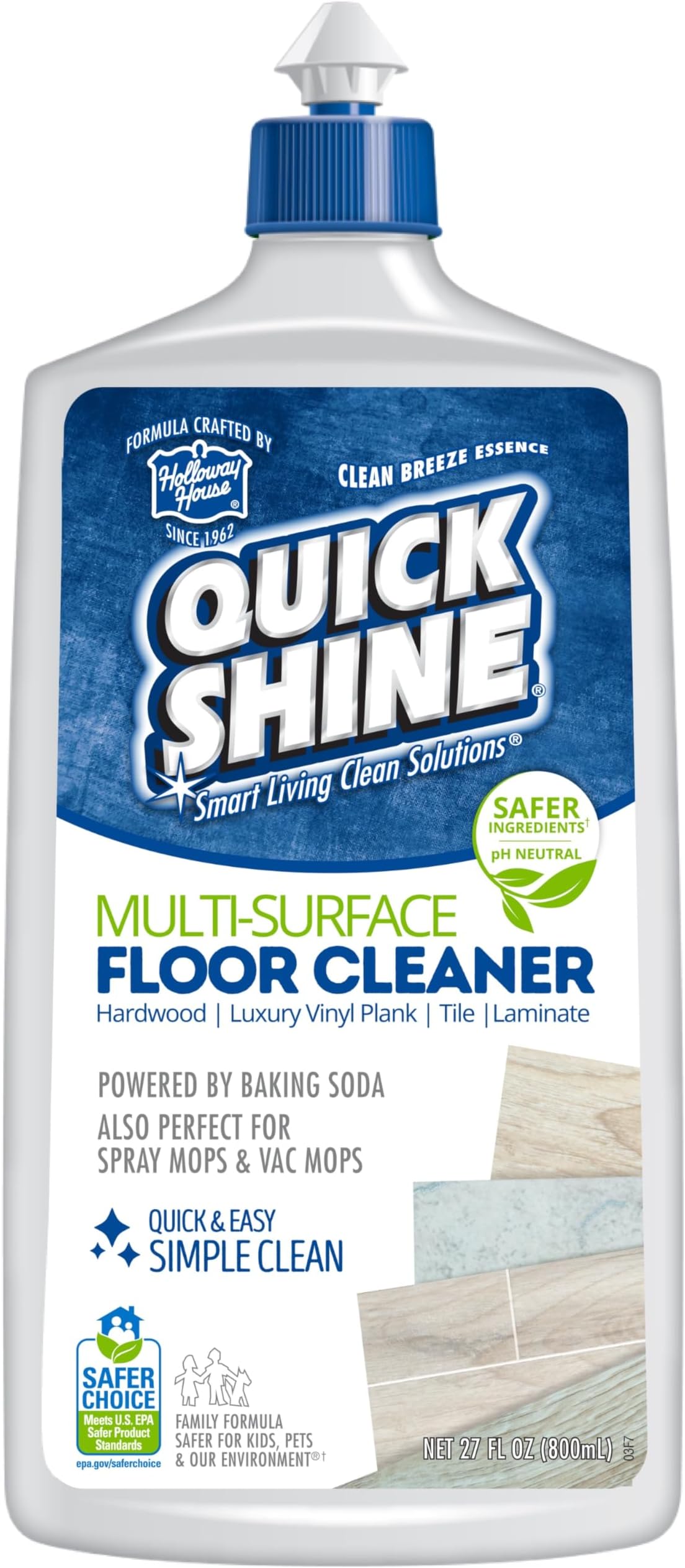 Quickshine Multi-Surface Floor Cleaner, 800ml
