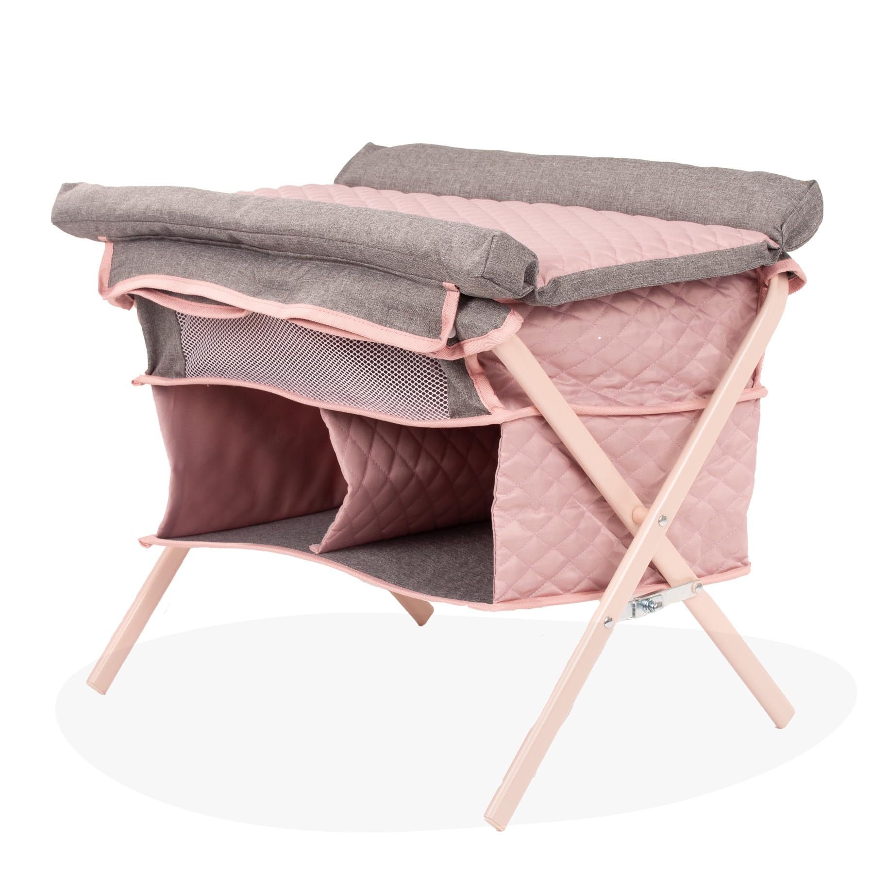 Götz 3403614 Cama de muñecas y cambiador Soft Mood – ideal para muñecas bebé de entre 30 cm y 46 cm