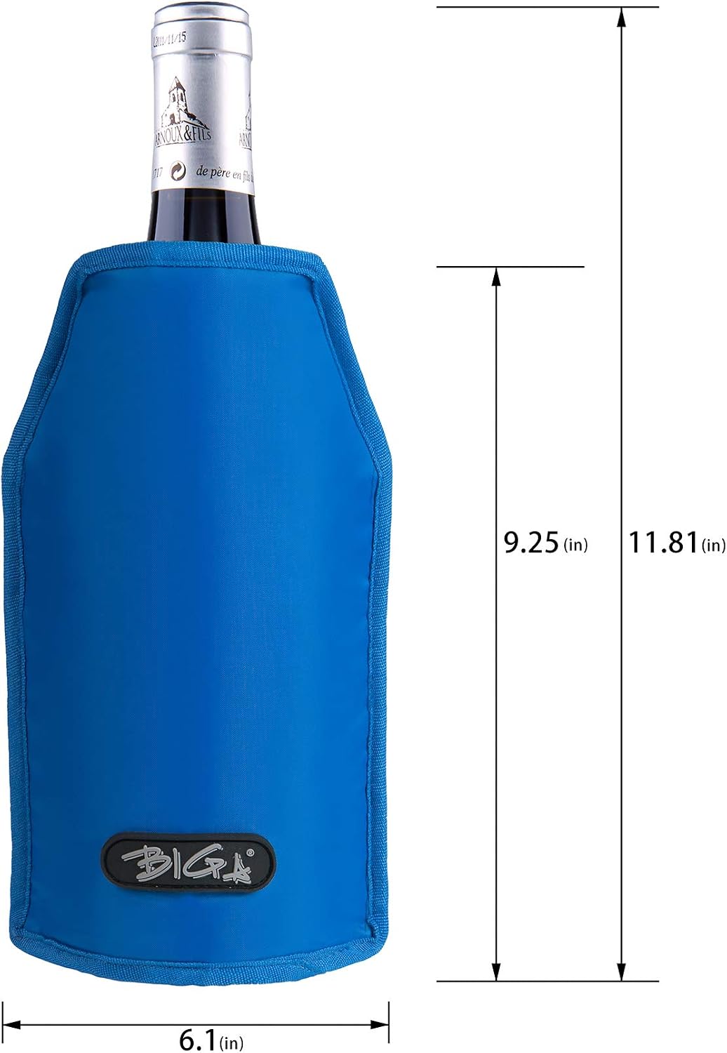 DOZZZ Wine Cooler Sleeve with Protector Keep Cool and Chill 2 Hours Up for Luxury Champagne Burt White Red Wine