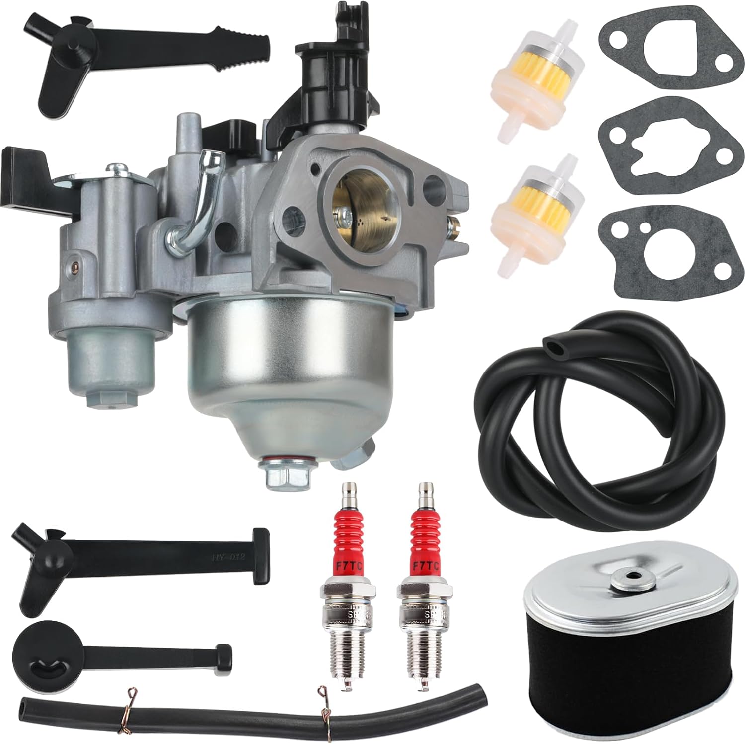 208cc Carburetor for Briggs Stratton CR950 XR950 OHV Horizontal Engine 6HP 6.5HP Troy Bilt Craftsman Pressure Washer with Air Filter Kit Replace 130G32 596080 596079
