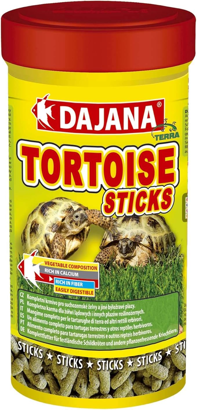 Mangime Per Tartarughe Dajana Tortoise Sticks - Confezione Da 1000 Ml