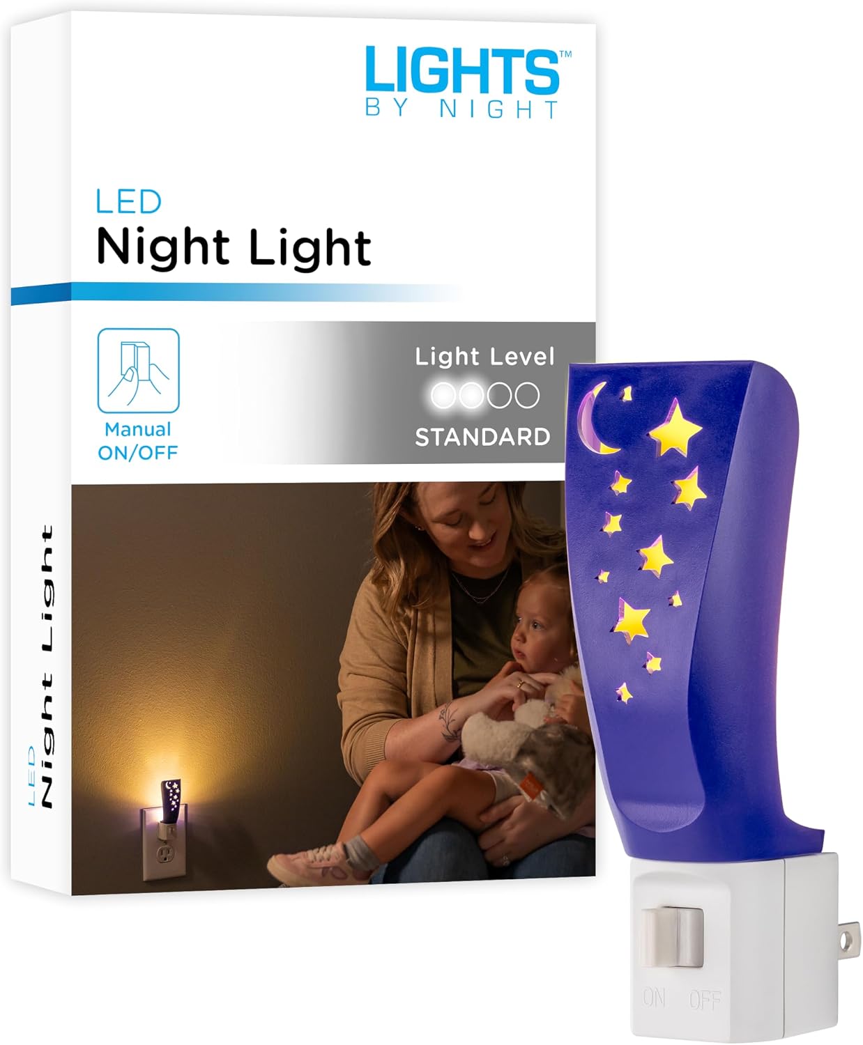 Lights By Night LED Night Light in packaging