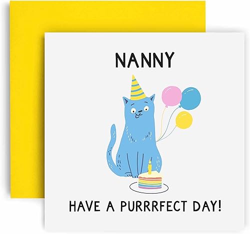 Miniatura 8 de Huxters Tarjetas de cumpleaños para hombres  Tarjeta de cumpleaños para el abuelo del gato purrfect para él  Tarjeta divertida del día del padre