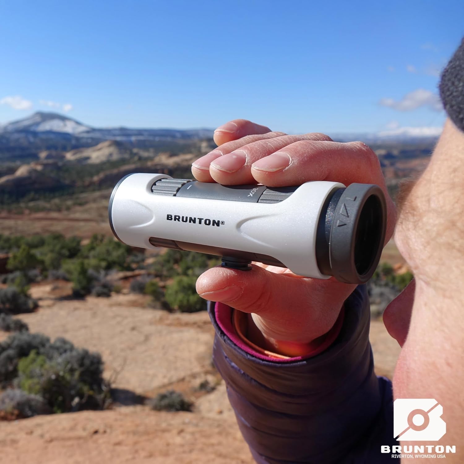 Brunton Echo Zoom Monocular 7x30 – Compact Lightweight Pocket Scope for Travel and Hiking